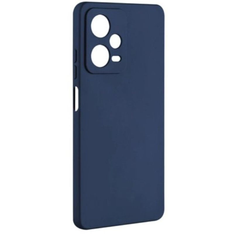 Θήκη Πλάτης Σιλικόνης Soft για Xiaomi Redmi Note 12 Pro Plus - Χρώμα: Σκούρο Μπλέ