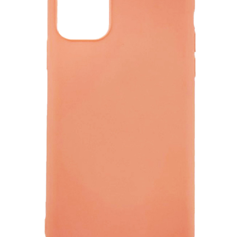 Θήκη Πλάτης Σιλικόνης Απλή για Apple iPhone 11 Pro Max - Χρώμα: Σομόν