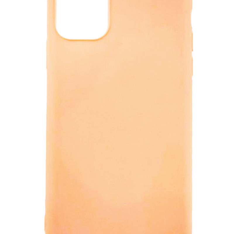 Θήκη Πλάτης Σιλικόνης Απλή για Apple iPhone 11 Pro Max - Χρώμα: Απαλό Σομόν