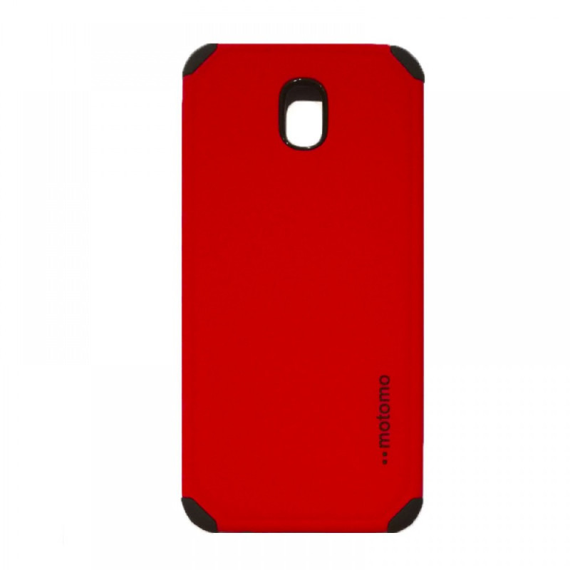 Σκληρή Θήκη Πλάτης Motomo για Samsung Galaxy J7 2017 - Χρώμα: Κόκκινο