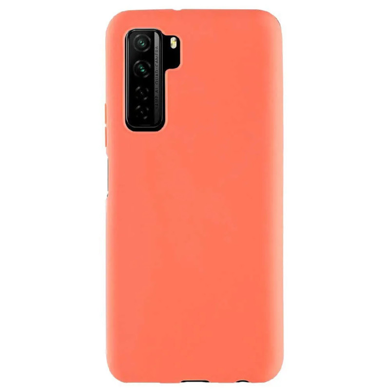 Θήκη Πλάτης Σιλικόνης Απλή για Huawei P40 Lite 5G - Χρώμα: Πορτοκαλί