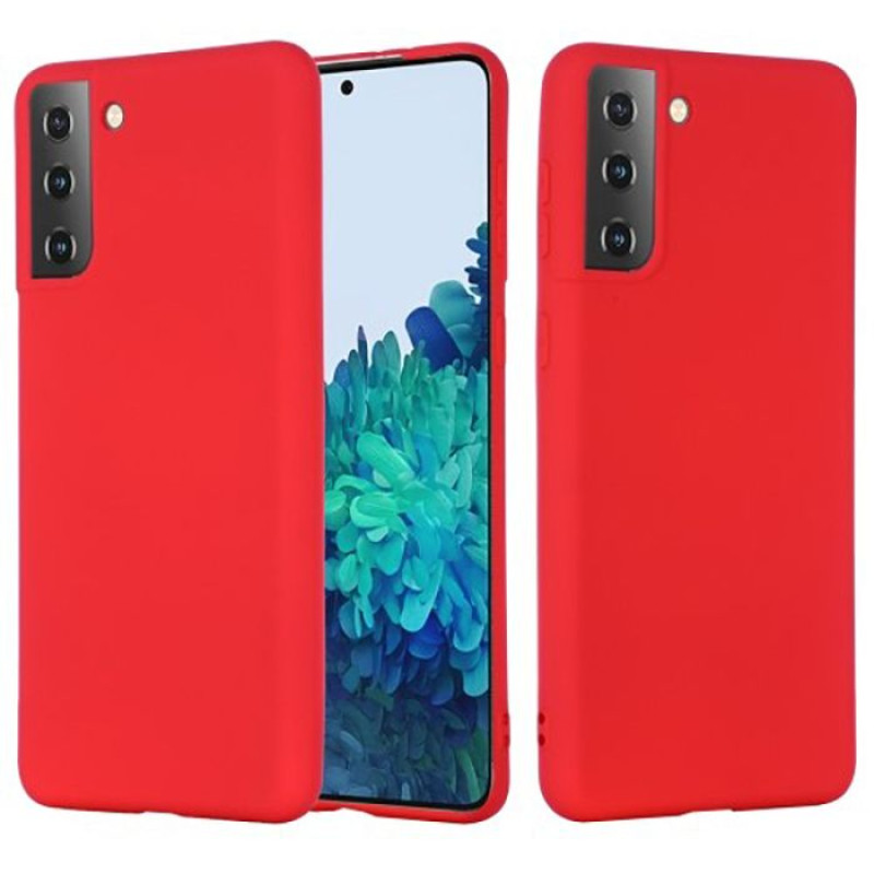 Θήκη Πλάτης Σιλικόνης Soft για Samsung Galaxy S21 Plus - Χρώμα: Κόκκινο