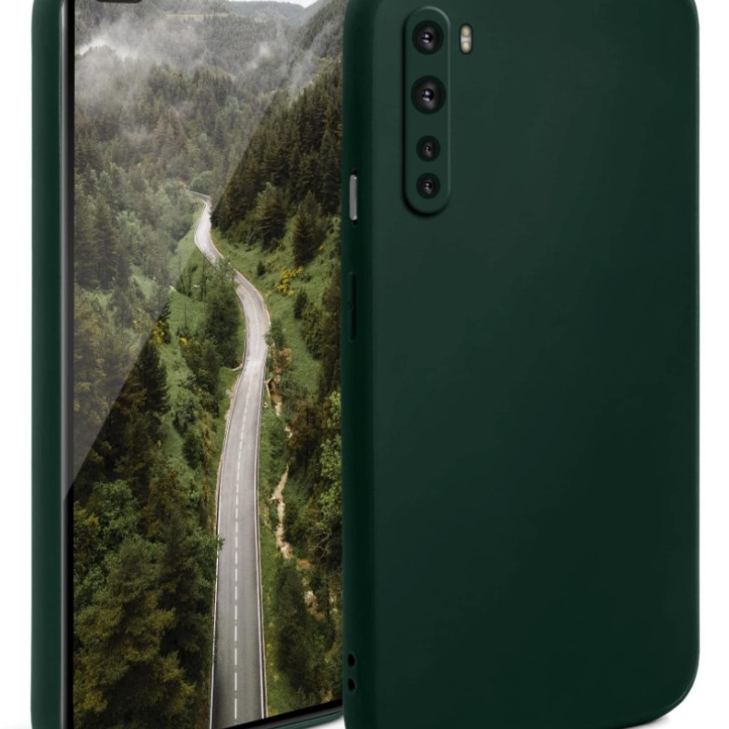 Θήκη Πλάτης Σιλικόνης Soft για Oneplus Nord 5G - Χρώμα: Σκούρο Πράσινο