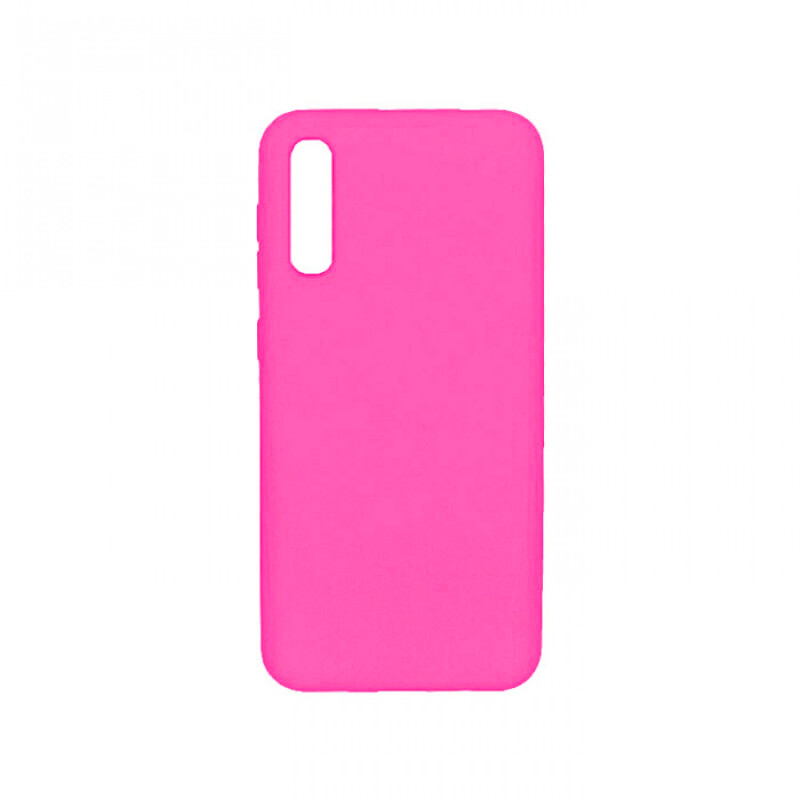 Θήκη Πλάτης Σιλικόνης Απλή για Samsung Galaxy A50 / A30S - Χρώμα: Φούξια