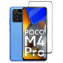 Full Cover Full Glue Tζαμάκι Προστασίας Οθόνης για Xiaomi Poco M4 Pro 4G - Χρώμα: Μαύρο