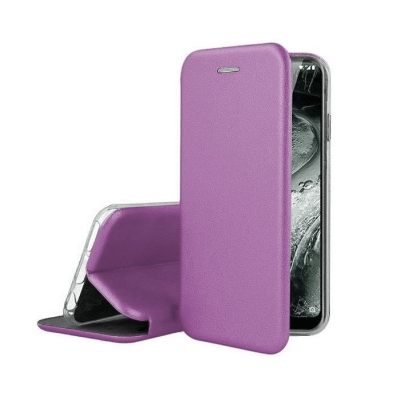 Θήκη Βιβλίο Μαγνητική Elegance για Iphone XS Max - Χρώμα: Μώβ