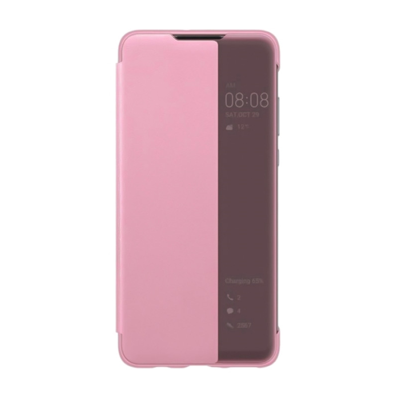 Θήκη Smart View Flip για Xiaomi Redmi 7 - Χρώμα: Ρόζ