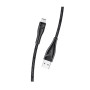 USAMS US-SJ399 U41 Καλώδιο Φόρτισης 3m Micro-USB Braided Data Charging Cable - Χρώμα: Μαύρο