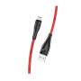 USAMS US-SJ399 U41 Καλώδιο Φόρτισης 3m Micro-USB Braided Data Charging Cable - Χρώμα: Κόκκινο