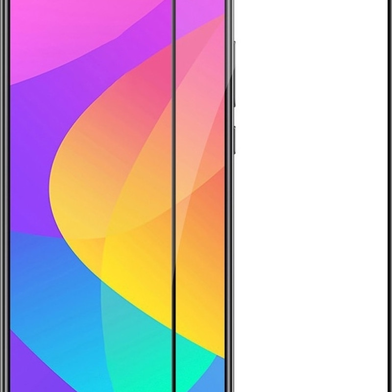 Full Cover Full Glue Tζαμάκι Προστασίας Οθόνης για Xiaomi Redmi A3 - Χρώμα: Μαύρο