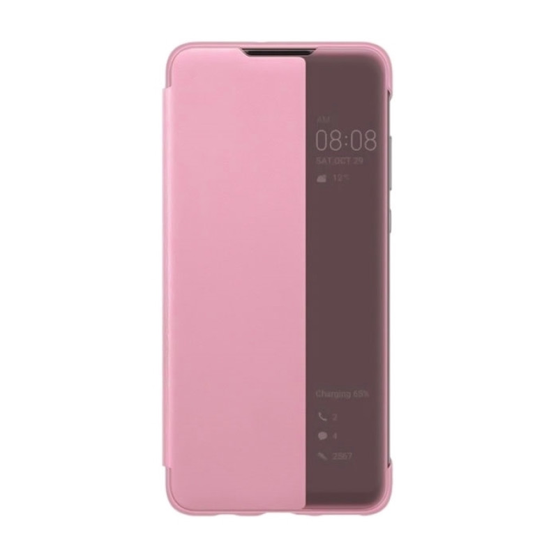 Θήκη Smart View Flip για Samsung G988 Galaxy S20 Ultra - Χρώμα: Ρόζ