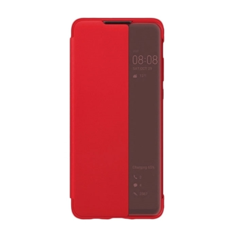 Θήκη Smart View Flip για Xiaomi Redmi 8/8A - Χρώμα: Κόκκινο