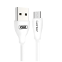 Earldom EC-087M  Καλώδιο Γρήγορης Φόρτισης Micro USB 2.4Α  - Χρώμα: Λευκό