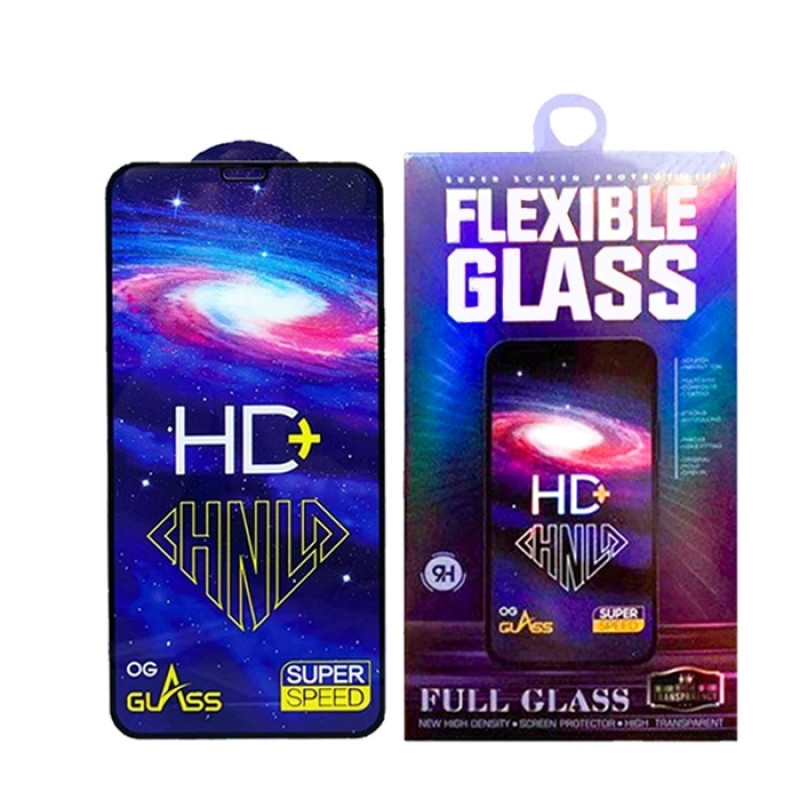 Full Cover Full Glue Tζαμάκι Προστασίας Οθόνης για Huawei P Smart 2019 - Χρώμα: Μαύρο