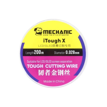 Mechanic iTough X Σύρμα Αποκόλλησης Οθόνης 0,028mm 200 μέτρα