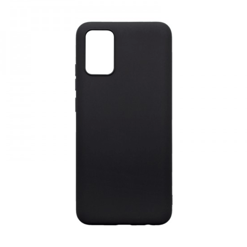 Θήκη Πλάτης Σιλικόνης Απλή για Samsung A025F Galaxy A02s / M02s / F02s - Χρώμα: Μαύρο