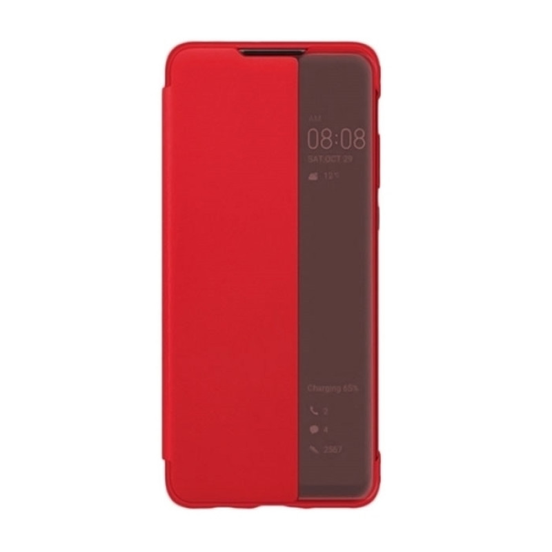 Θήκη Smart View Flip για Samsung G988 Galaxy S20 Ultra - Χρώμα: Κόκκινο