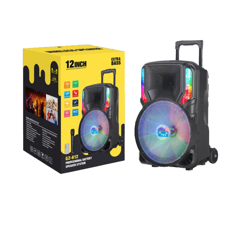 PZX GZ-615 Bluetooth Φορητό ηχείο - Wireless Portable Speaker 12"