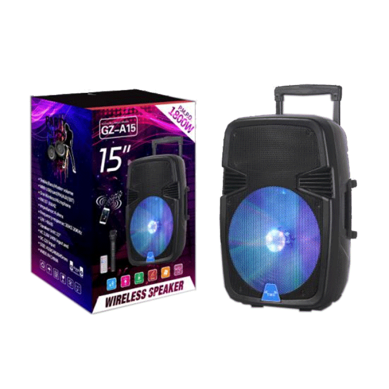 PZX GZ-A15 Bluetooth Φορητό ηχείο - Wireless Portable Speaker 15"