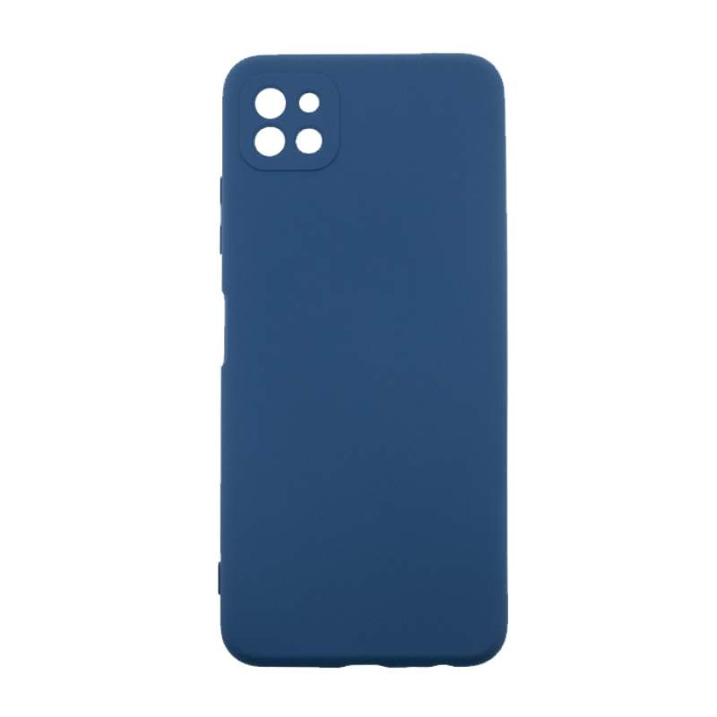 Θήκη Πλάτης Σιλικόνης Soft για Samsung A22 5G A226B - Χρώμα: Σκούρο Μπλέ