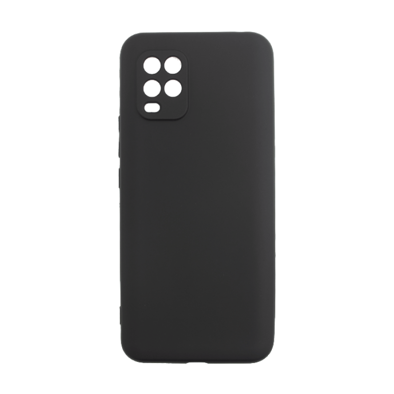 Θήκη Πλάτης Σιλικόνης Soft για Xiaomi Mi 10 Lite - Χρώμα: Μαύρο