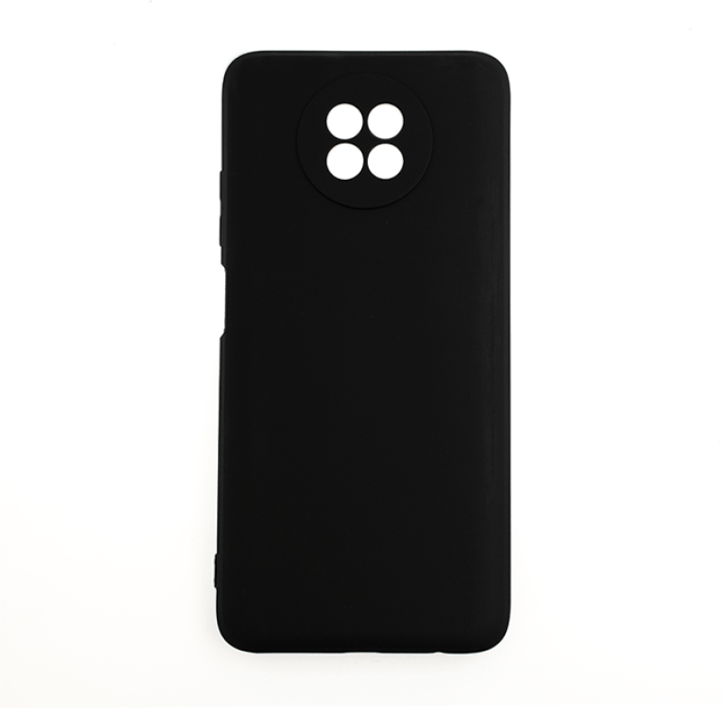 Θήκη Πλάτης Σιλικόνης Soft για Xiaomi Redmi Note 9T - Χρώμα: Μαύρο
