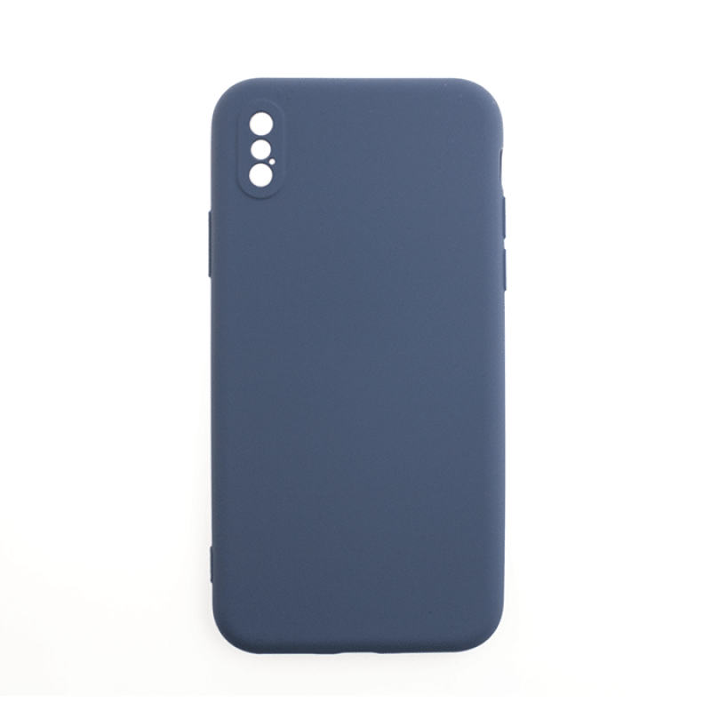 Θήκη Πλάτης Σιλικόνης Soft για Apple iPhone X/XS - Χρώμα: Απαλό Μπλέ