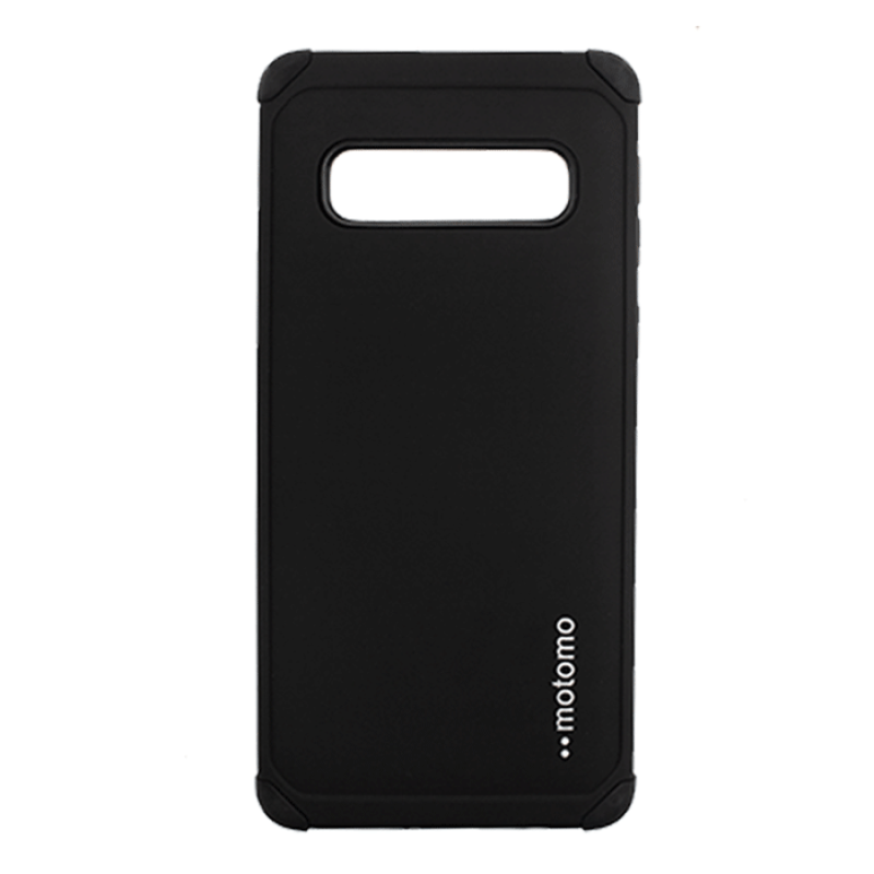 Σκληρή Θήκη Πλάτης Motomo για Samsung G973F Galaxy S10 - Χρώμα: Μαύρο