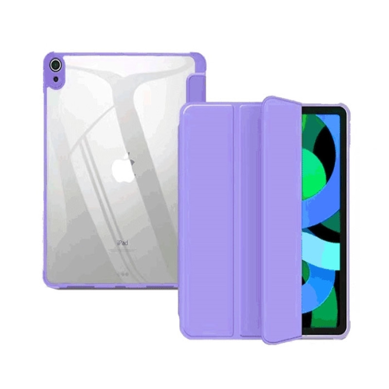 Θήκη Slim Smart Tri Fold New Design για iPad 2/3/4 - Χρώμα: Μωβ