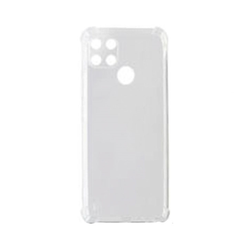 Θήκη Πλάτης Σιλικόνης Anti Shock για Realme C21Y/C25Y - Χρώμα: Διάφανο
