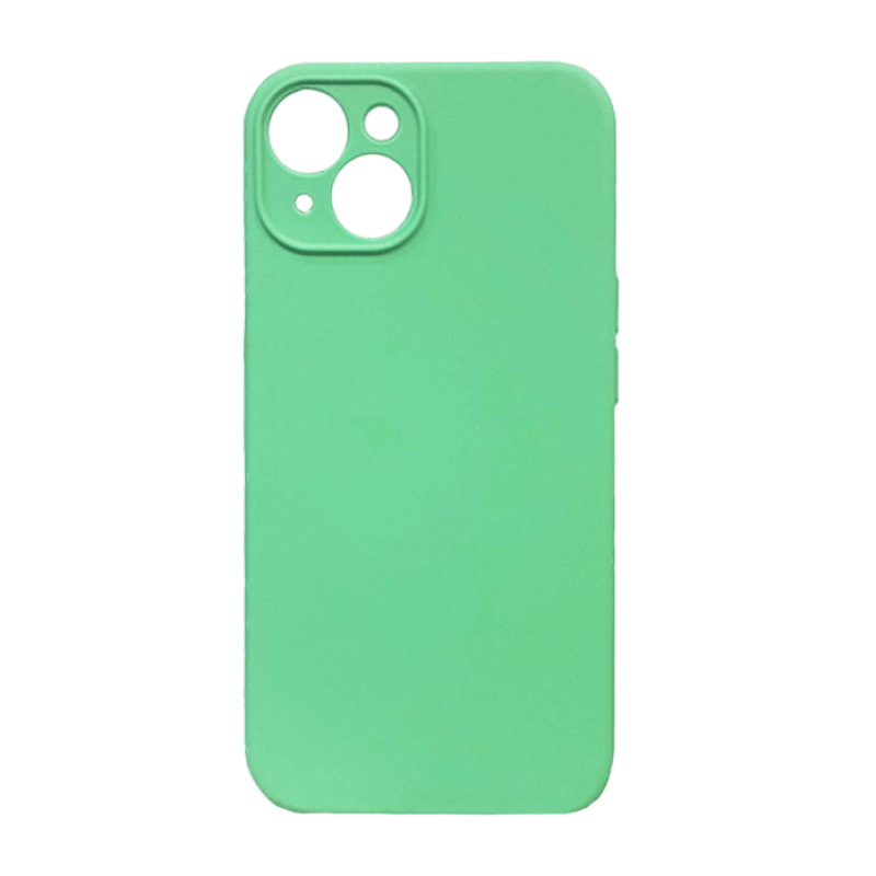Θήκη Πλάτης Σιλικόνης Soft για Apple iPhone 14 - Χρώμα: Τιρκουάζ
