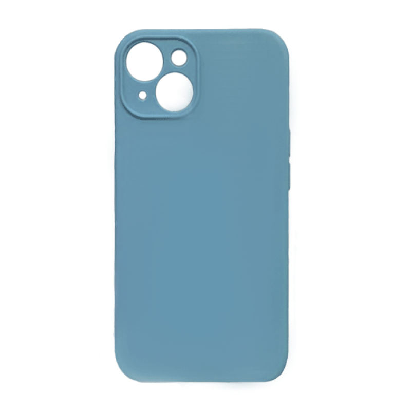Θήκη Πλάτης Σιλικόνης Soft για Apple iPhone 14 - Χρώμα: Μπλε