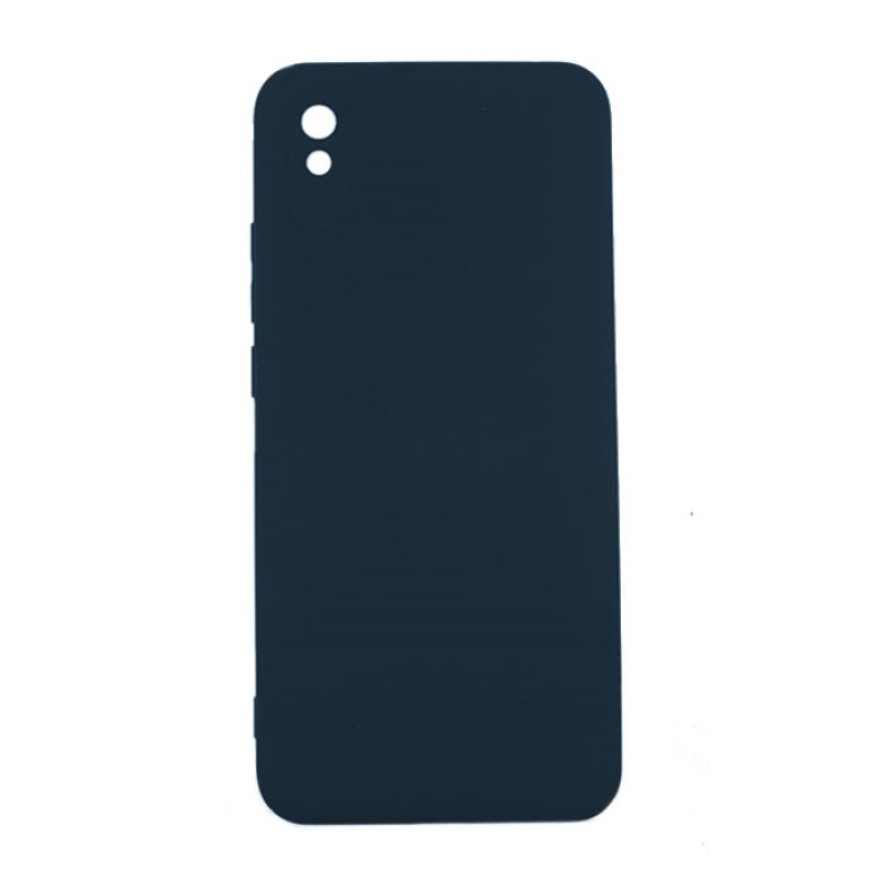 Θήκη Πλάτης Σιλικόνης Soft για Xiaomi Redmi 9A - Χρώμα: Σκούρο Μπλέ