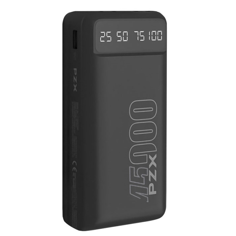 PZX Power Bank C166 - 45000mah -Χρώμα: Μαύρο