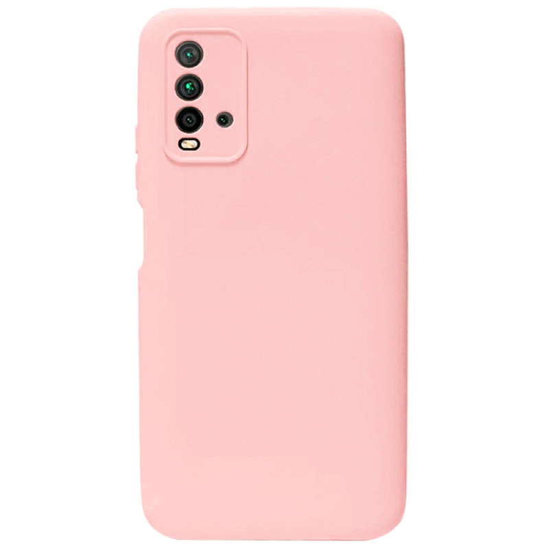 Θήκη Πλάτης Σιλικόνης Απλή για Xiaomi Redmi 9T - Χρώμα: Απαλό Ρόζ
