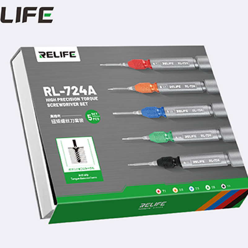 RELIFE RL-724A High Precision Torque Screwdriver 0.6 Tri-Point Tool Phone Rep
