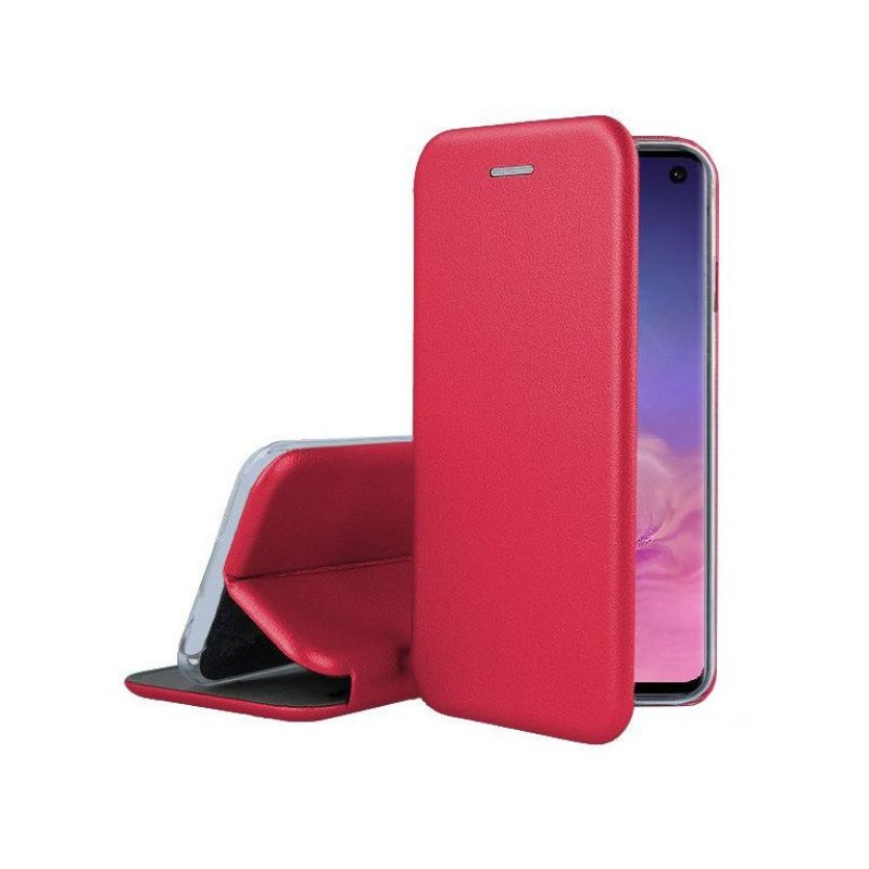 Θήκη Βιβλίο Μαγνητική Elegance για Huawei P Smart 2021 - Χρώμα: Κόκκινο