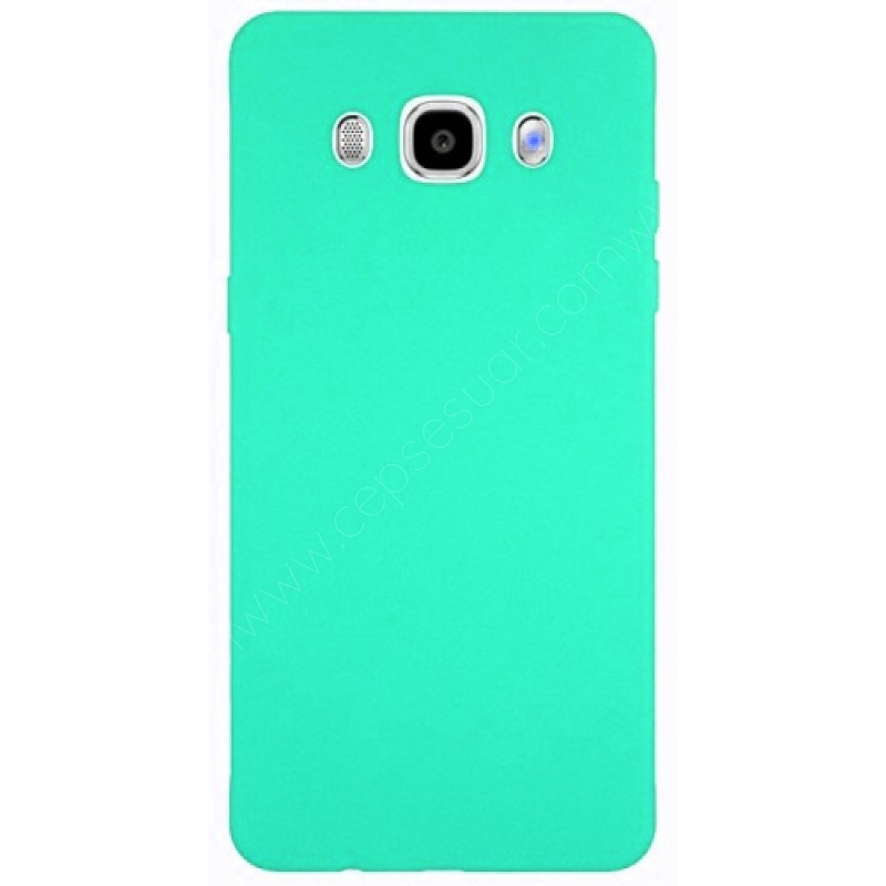 Θήκη Πλάτης Σιλικόνης Απλή για Samsung Galaxy J5 2016 - Χρώμα: Τιρκουάζ