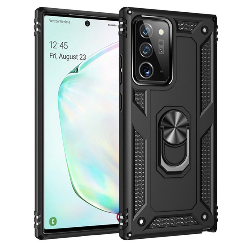 Σκληρή Θήκη Πλάτης Armor με Βάση Στήριξης για Samsung Galaxy Note 20 Ultra - Χρώμα: Μαύρο