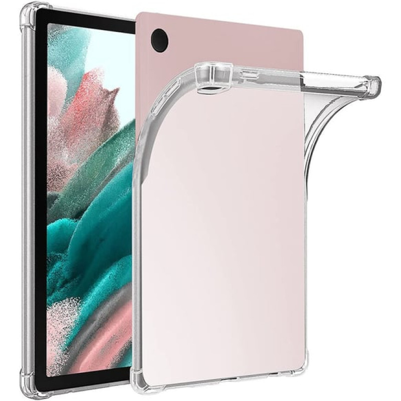 Θήκη Πλάτης Σιλικόνης Anti Shock για Samsung Galaxy Tab A9+ 11" - Χρώμα: Διάφανο