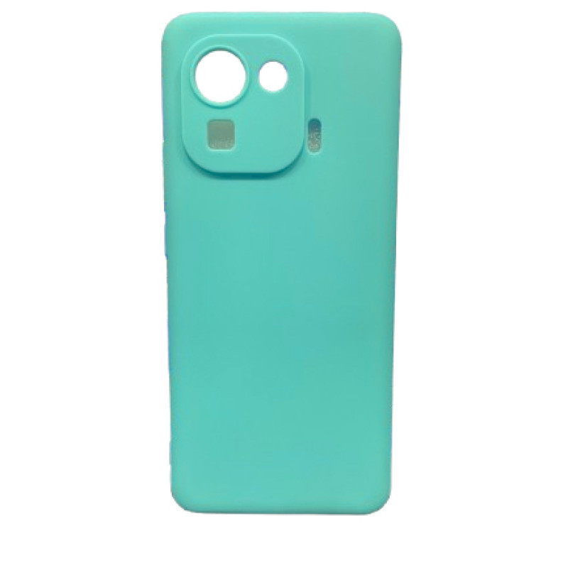 Θήκη Πλάτης Σιλικόνης Απλή για Xiaomi Mi 11 Pro - Χρώμα: Τιρκουάζ
