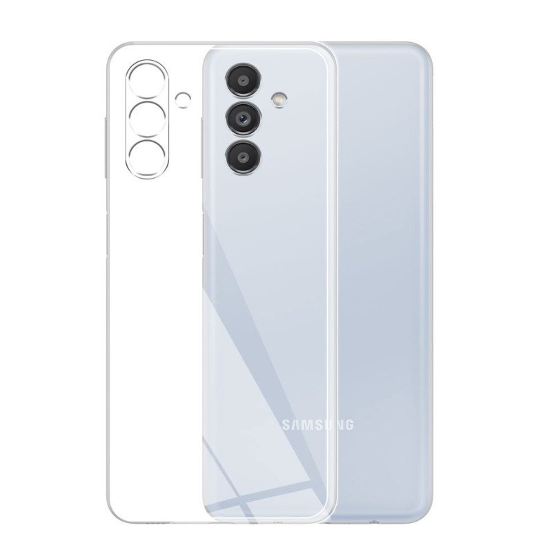 Θήκη Πλάτης Σιλικόνης Απλή για Samsung Galaxy A36 / A56 - Χρώμα: Διάφανο