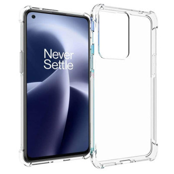 Θήκη Πλάτης Σιλικόνης AntiShock για OnePlus Nord 2T -  Χρώμα: Διάφανο