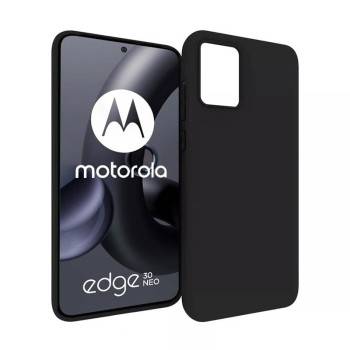 Θήκη Πλάτης Σιλικόνης Soft για Motorola Edge 30 Neo / 30 Lite - Χρώμα: Μαύρο Θήκη Πλάτης Σιλικόνης Soft για Motorola Edge 30 Neo / 30 Lite - Χρώμα: Μαύρο