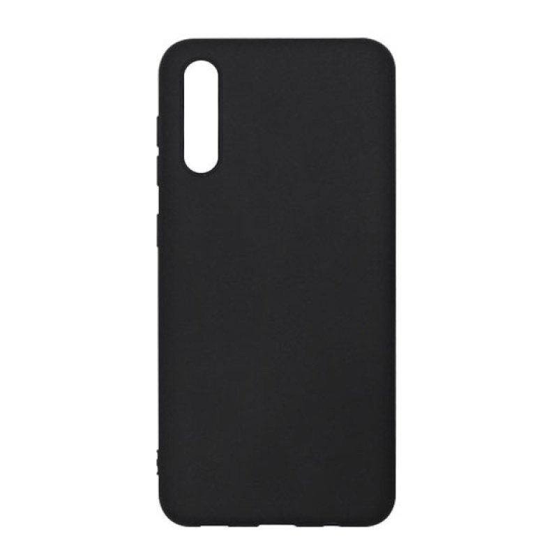 Θήκη Πλάτης Σιλικόνης Soft για Samsung Galaxy A50 - Χρώμα: Μαύρο