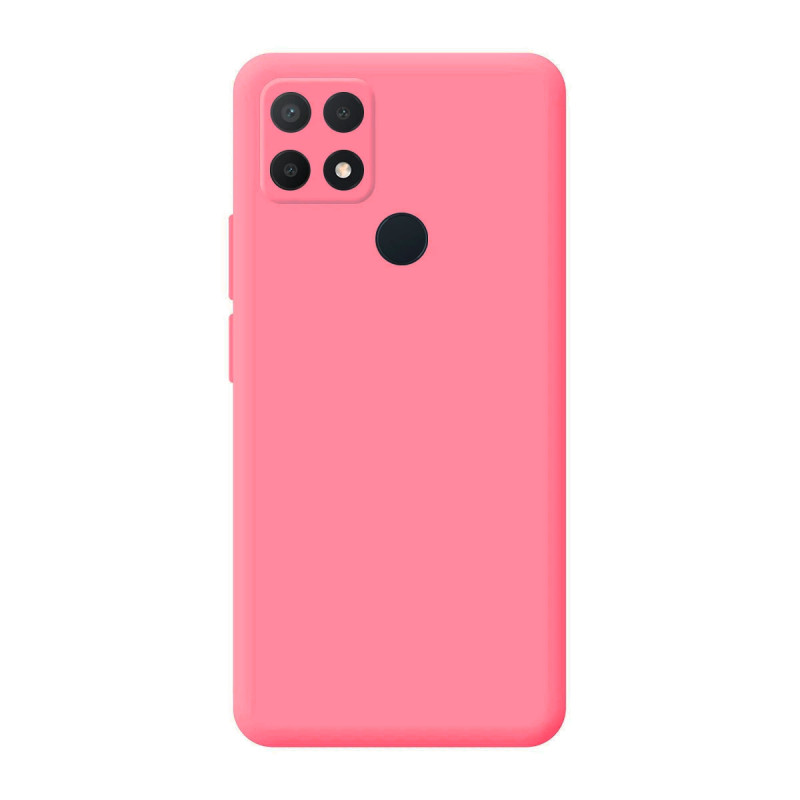 Θήκη Πλάτης Σιλικόνης Soft για Oppo A15 - Χρώμα: Φούξια