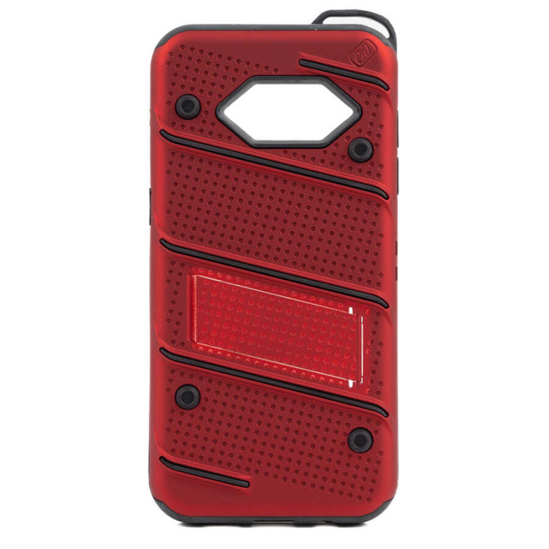 Σκληρή Θήκη Πλάτης Armor με Βάση Στήριξης (S1) για Samsung Galaxy S8 Plus - Χρώμα: Κόκκινο