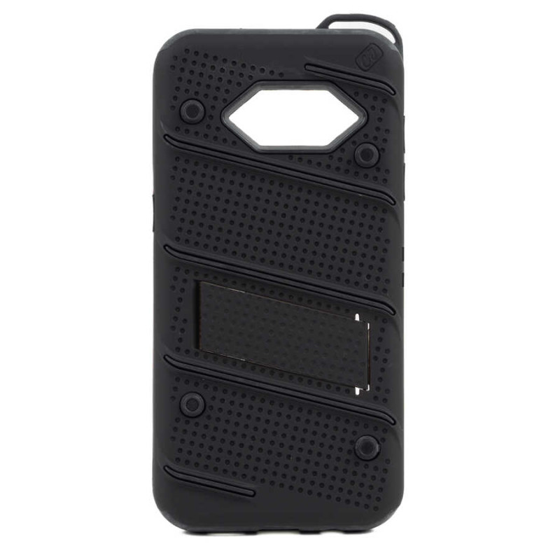 Σκληρή Θήκη Πλάτης Armor με Βάση Στήριξης (S1) για Samsung Galaxy S8 Plus - Χρώμα: Μαύρο