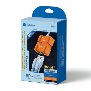 Sunshine iBoot D Series USB DC Power Supply Test Cable For iPhone, Samsung, Oppo, Huawei