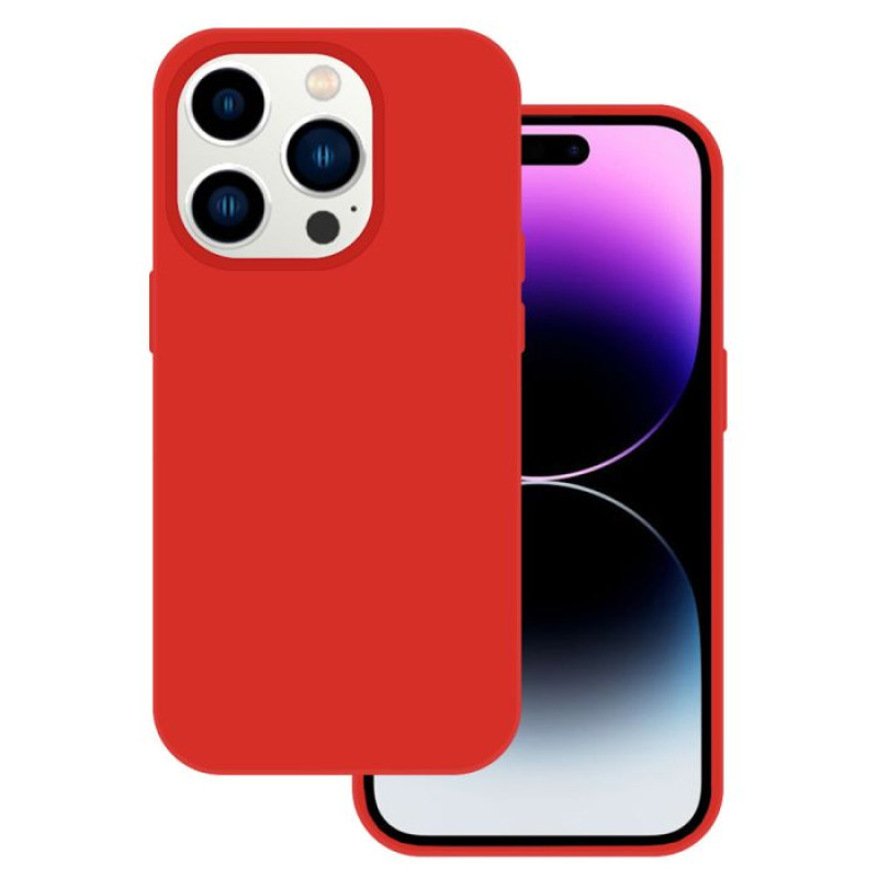 Θήκη Πλάτης Σιλικόνης Soft για Apple iPhone 16 Pro Max - Χρώμα: Κόκκινο